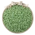 3mm light green semi-transparent faux jade glass beads for handmade DIY jewelry - 3mm Hole Diameter approx 0.8mm 20g/bag approx 660pcs / Verdant