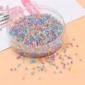2,5 mm irisierende Glasperlen in Macaron-Farben für DIY-Schmuckherstellung - 2,5 mm (Öffnung 1 mm, 10 g/Packung) / Macaron Serie
