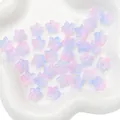 Pink and blue gradient frosted flower beads for DIY jewelry and hair accessories - 13x12mm (10 Pieces/Pack) / Gradient Pink Blue
