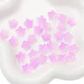 Purple gradient glass flower beads for DIY jewelry and handmade bracelets - 13x12mm (10 Pieces/Pack) / Gradient Purple