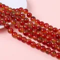 Polished red and light green gradient natural jade beads for DIY jewelry making - Watermelon Quartz / 10mm