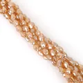 Faceted champagne gold teardrop crystal glass beads for jewelry making and crafts - 5x7mm (Approx. 65 Beads) / Gold Champagne AB