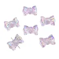 Iridiserende acryl vlinderkralen voor DIY sieraden in doorschijnende paarse afwerking - 4 Stuks/Verpakking (16x24mm) / Iriserend Paars