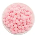 Pompon in rete di poliestere rosa da 15 mm per accessori per capelli fatti a mano - 15mm (30 pezzi/confezione) / Rosa chiaro