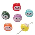 Cat-shaped ceramic beads for DIY jewelry in multi-color glazed finish for bracelets - Lucky Cat Style / 10x9mm (10 Pcs/Pack)