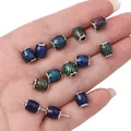 Alloy resin thermochromic barrel beads in galaxy colors for DIY jewelry making - Style 02 (BSB083) / 8x9mm (Hole Approx 2.5mm) 1 Piece/Pack / Iridescent Gradient
