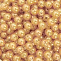 Champagne gold 4-10mm ABS imitation pearl beads with holes for DIY jewelry making - 4mm (Approx 1000pcs) / Light Coffee
