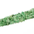 Polished natural green aventurine quartz stone chips for DIY jewelry making - Medium / Natural Green Aventurine Chips