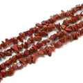Polished natural Red Jasper irregular stone beads for DIY jewelry and accessories - Medium / Natural Red Stone Chips