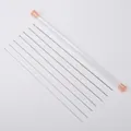 Set of 8 stainless steel beading needles with a clear storage tube for jewelry making - 0.3-0.9mm (Full Kit)