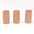 Tres difusores de aceites esenciales de madera de haya con ranura cilíndrica - Madera de Haya 4.5x2.5cm