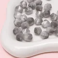 10mm grey cat-eye resin octagonal beads for DIY jewelry making and handmade bracelets - Octagonal (BSB132) / 10mm (Aperture approx 1.5mm, 10 Pieces/Pack) / Gray