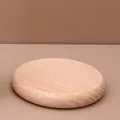 Base de difusor minimalista en madera de haya clara con textura de grano natural - Base de Madera de Haya 6x1cm