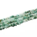 Irregular natural Amazonite stone beads for DIY jewelry making in pale green tones - Medium / Natural Amazonite Chips
