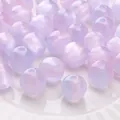 Dreamy lavender 10mm resin round beads with pearlescent finish for DIY jewelry - 10mm (10 Pcs/Pack) / Light Purple