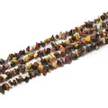 Natural earth-tone crystal chips beads string in brown and yellow for DIY jewelry making - Medium / Natural Egg Stone Chips