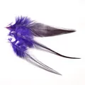 Trois longues plumes violettes naturelles pour la création de boucles d'oreilles - 100 Pièces/Paquet (10-15cm) / Violet