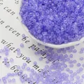 3mm doorschijnende matte paarse glazen kralen voor DIY-sieraden en armbanden maken - 3mm (Ongeveer 20g/Pak) / Violet Blauw