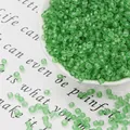 Groene matte 3mm glazen kralen voor DIY-sieraden maken en handwerkbenodigdheden - 3mm (Ongeveer 20g/Pak) / Lichtgroen