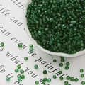 3mm donkergroene gematteerde glaskralen voor DIY sieraden en handgemaakte armbanden - 3mm (Ongeveer 20g/Pak) / Donkergroen