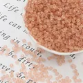 Perzikroze gematteerde 3mm glaskraaltjes voor handgemaakte doe-het-zelf sieraden en hobby's - 3mm (Ongeveer 20g/Pak) / Vleesroze