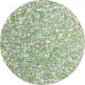 Light green iridescent glass beads for DIY jewelry with rainbow AB coating effect - 4mm (0.8mm Hole/450g Pack) / Grass Green