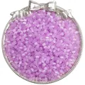 Perles en verre oeil de chat violet lavande 4mm pour bijoux DIY en plateau argent - 4mm / Mauve Clair