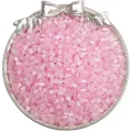 Perles de verre œil de chat roses translucides 4mm rondes pour la création de bijoux DIY - 4mm / Rose Violet