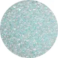 Iridescent light blue glass seed beads with AB coating for DIY jewelry making - 4mm (0.8mm Hole/450g Pack) / Aqua Blue