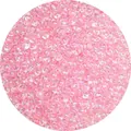 Pink translucent iridescent glass seed beads for DIY jewelry and necklace crafting - 4mm (0.8mm Hole/450g Pack) / Pink