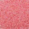 Gros perles de rocaille en verre rose irisé 2-4mm pour bijoux et bracelets DIY - Rose