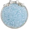 Perles d'oeil de chat bleu clair 4mm pour bijoux DIY dans un plateau argenté - 4mm / Rose bonbon