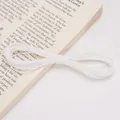 Single bundle of 1mm white polyester waxed cord for DIY jewelry braiding - White