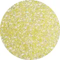 Light yellow iridescent glass seed beads for DIY jewelry making in a circular display - 4mm (0.8mm Hole/450g Pack) / Fluorescent Yellow
