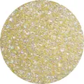 Pale yellow iridescent AB coated glass seed beads for DIY jewelry and necklaces - 4mm (0.8mm Hole/450g Pack) / Beige