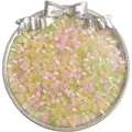 Mélange de perles de rocaille œil de chat 4mm tons macaron pour bijoux DIY - 4mm / Mix Couleurs Printemps