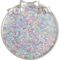 Mélange de perles en verre œil de chat 4mm aux couleurs macaron pour bijoux DIY - 4mm / Macarons