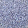 Perles de rocaille en verre lavande 2-4mm irisées avec éclat arc-en-ciel pour bijoux DIY - Violet