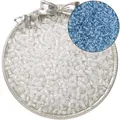 4mm translucent white and light blue glass seed beads for DIY jewelry making - 4mm Hole Approx 1mm 10g/Pack Approx 100 Pcs / Light Blue