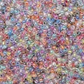 Perles de rocaille irisées 2-4mm violettes et bleues pour création de bijoux DIY - Mélange Aléatoire