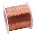 Spool of rose gold copper jewelry wire for DIY handmade jewelry and craft making - 0.4 / 80 / Copper