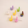 Acrylic colorful shell alphabet J beads for DIY phone chains and bag charms craft - Letter J (BSD881) / 5 Pieces/Pack (14x21mm) / Iridescent Mixed
