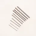 Ten-piece high-speed steel twist drill bit set for precision manual drilling tasks - Twist Drill Bits Combination / 10 Piece Set