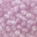 Perles en résine violet clair 8mm avec paillettes argentées pour création de bijoux - Violet