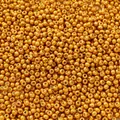 Vibrant 1.5-4mm gold glass seed beads with metallic luster for DIY jewelry making - 3mm (10g/Pack, Approx. 300 Pcs) / Gold