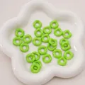 16mm fluoreszierende grüne Wellenperlen aus Acryl für DIY Handyketten und Schmuck - Grün