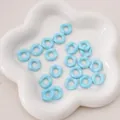 Hellblaue 16mm Acryl-Abstandsperlen für DIY-Schmuck und Handyketten-Zubehör - Blau