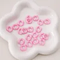 Rosafarbene 16mm Acrylperlen mit Wellenrand für DIY-Schmuck und Handyketten - Rosa