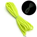 Fluorescent yellow luminous 7-strand nylon paracord for DIY weaving and keychains - Approx 4mm (2m/Pack) / Yellow
