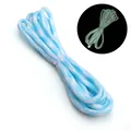 Luminous blue and white 7-strand nylon paracord for DIY craft and outdoor use - Approx 4mm (2m/Pack) / Blue & White